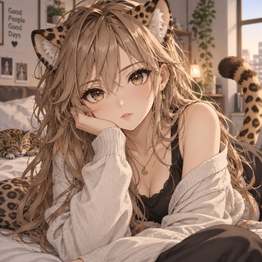 Ma part Lepord part    Human hot girl