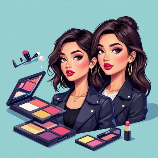 Create a character lady who has attitude but is funny looking but about fashion and loves lipgloss