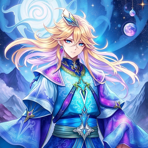Create Albedo from the fantasy game Genshin Impact