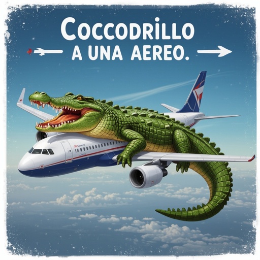 Coccodrillo Fuso a una aereo