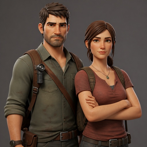 John Doe from forsaken as a survivor with his wife Jane Doe