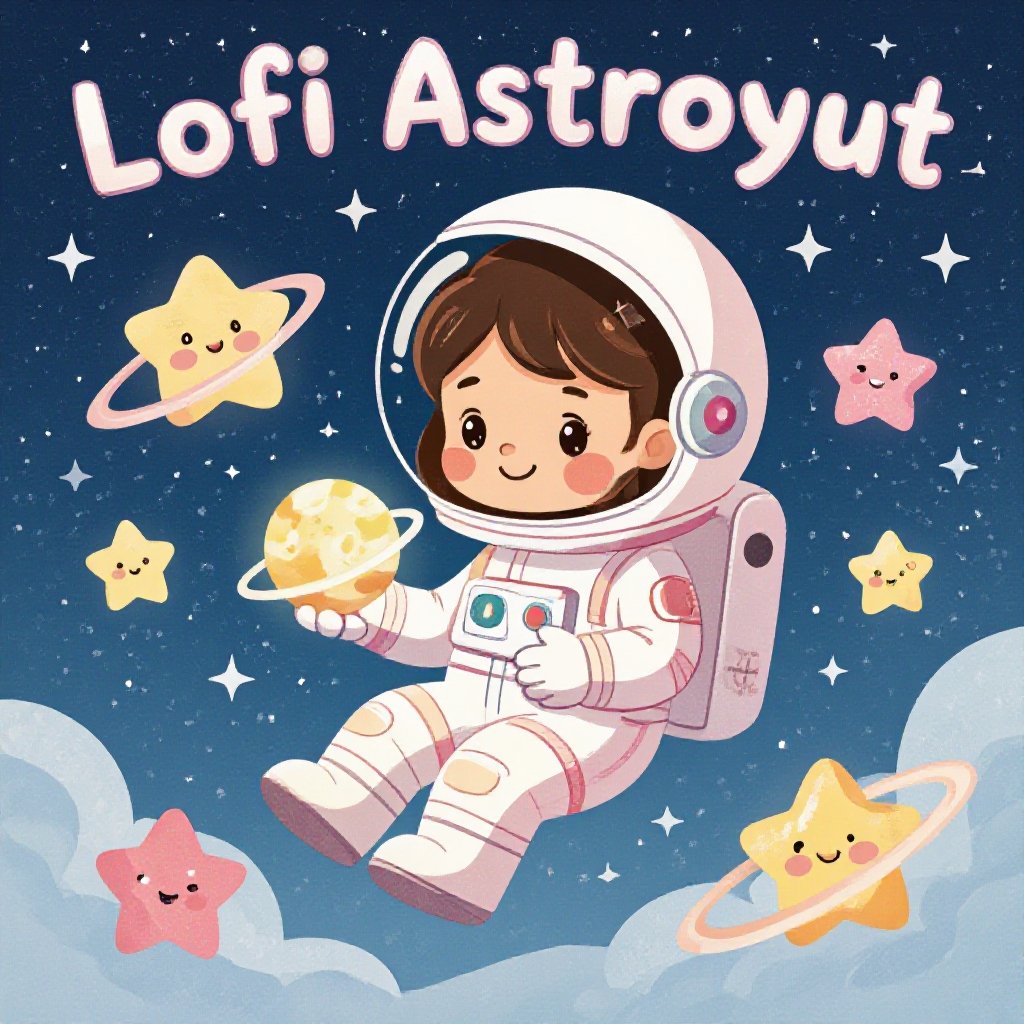 Lofi astronaut cute