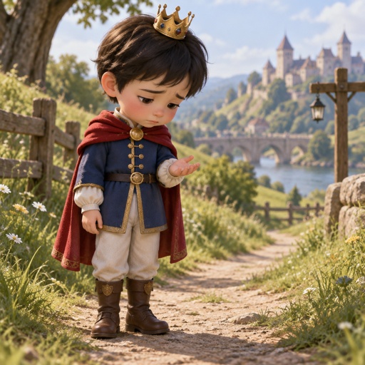 Little Prince Dada Has Lost The Bread