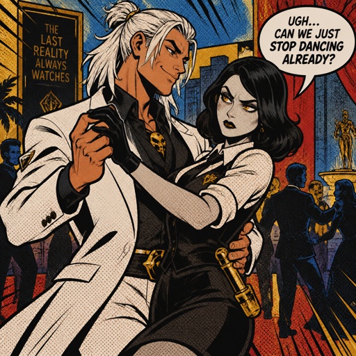 accurate Kado Thorne from Fortnite white hair dancing with Marigold from Fortnite she doesn’t like it