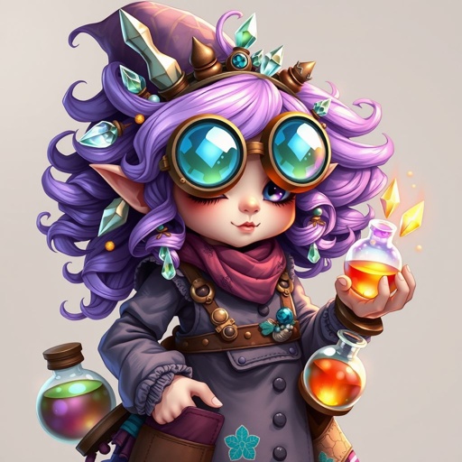 Female alchemist gnome