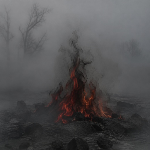 Dark fire and fog