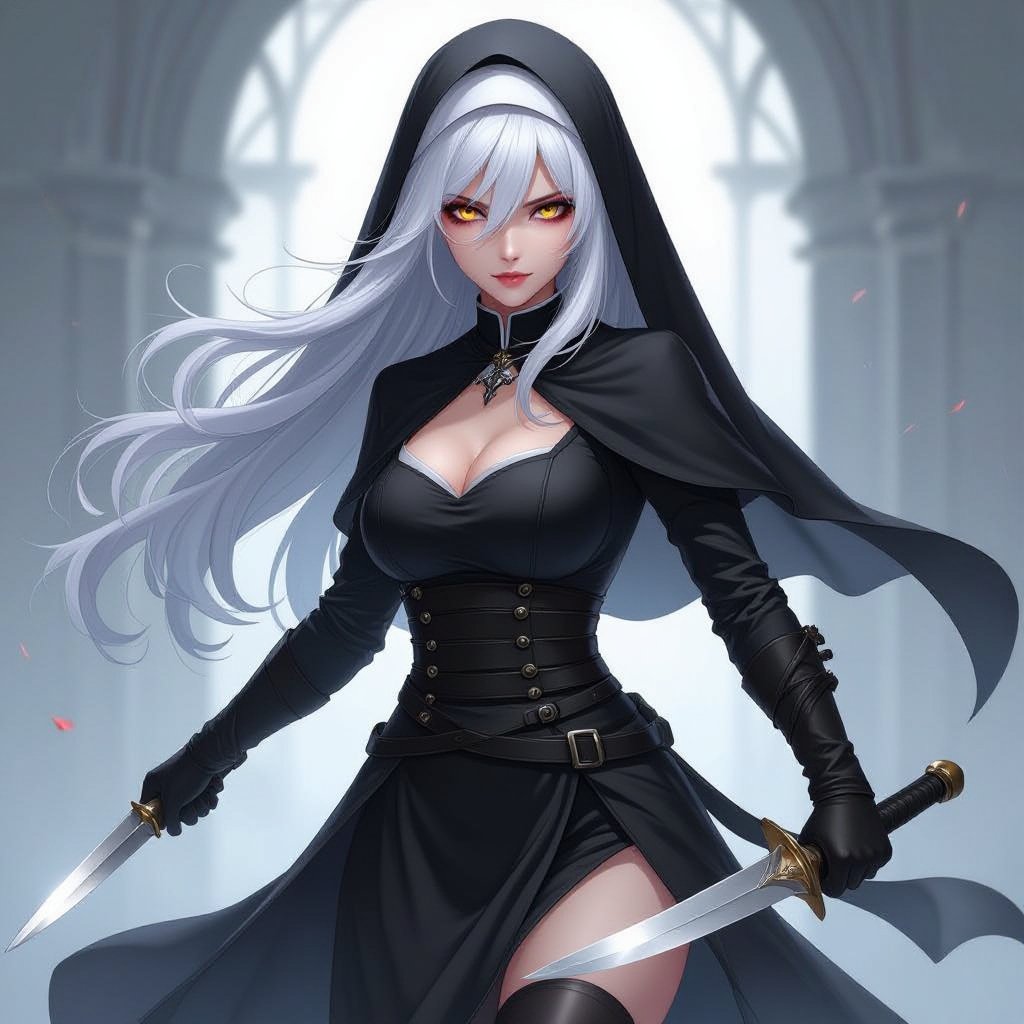 White Haired Nun Assassin