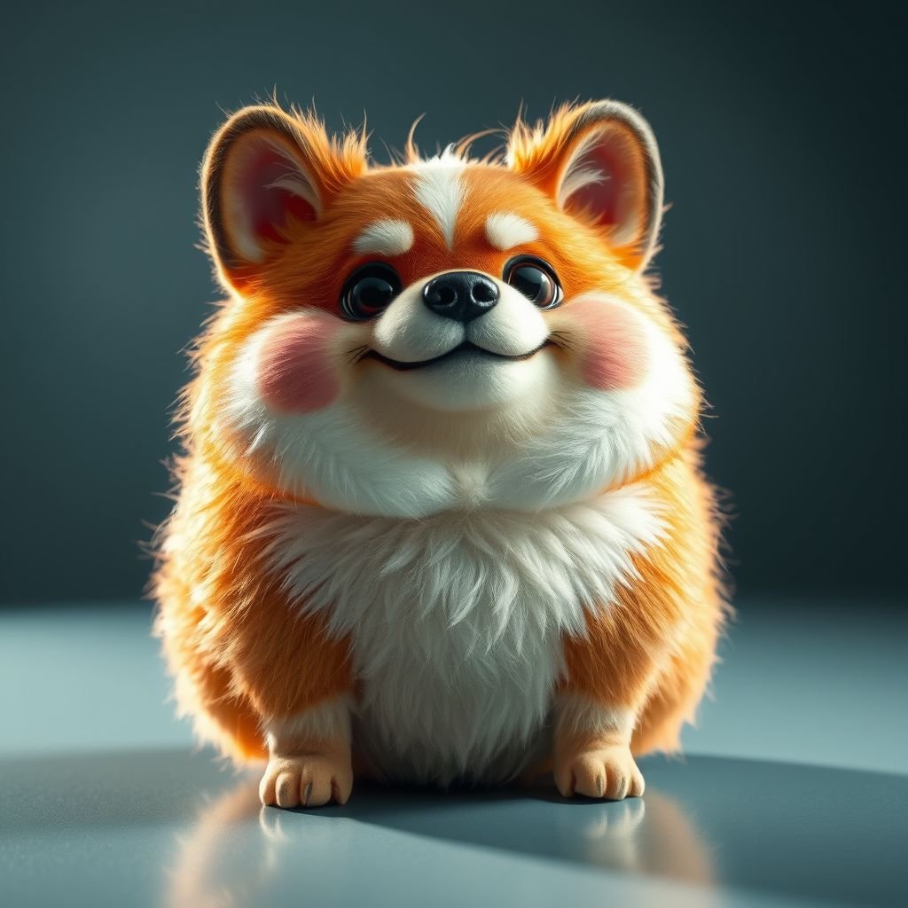 Create a funny looking half pog half man