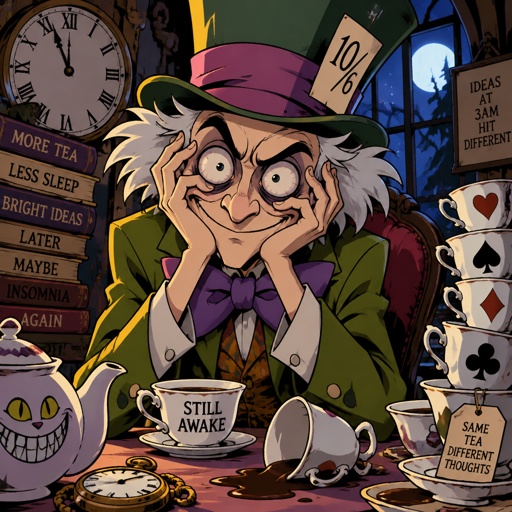 Mad hatter with Insomnia