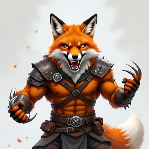 Furious Fox warrior 