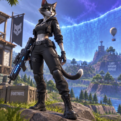 Cat Holloway from Fortnite