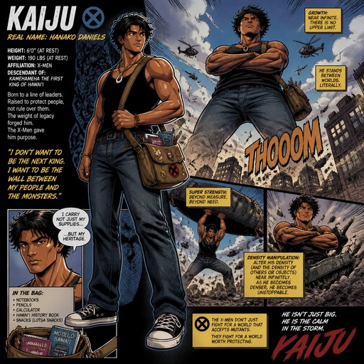 Comic-style illustration of two people in dark clothing amid dramatic action scenes.