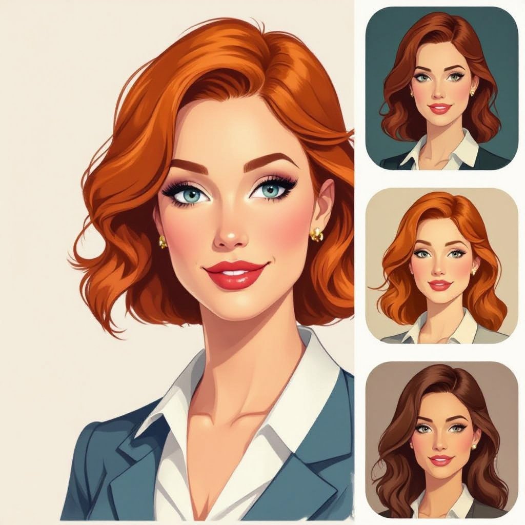 Ginger woman