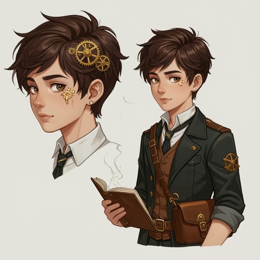 Dark past boy called Kaz 17 years short dark brown hair mysterious who has trust issues and doesn’t really talk to people and keeps to self