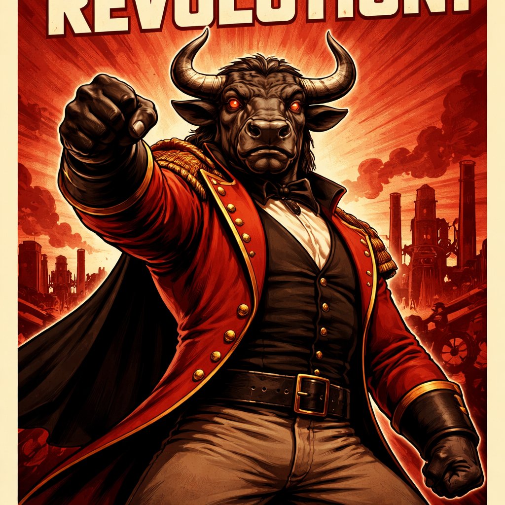 A male Minotaur that has a well~proportioned figure that works at freak show as the ringmaster. That has abilities of Reality Rejection, Time Manipulation (Chronokineses), Zoolingualism (Language of Cattle only), Human Speech. He’s basically a hybrid with his mother being a human with half-animal (Cretan bull) physiology and his father a Cretan Bull.