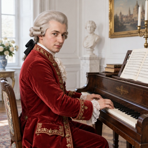 Mozart Red Human