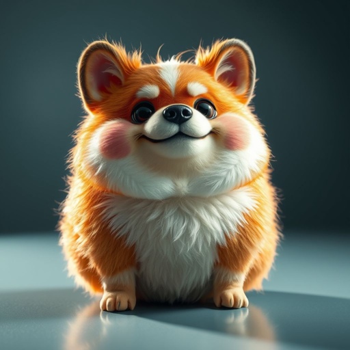 Create a funny looking half pog half man