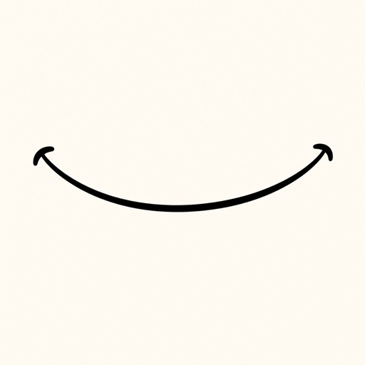 Cheshire’s grin, the smile curls up a at the top of each side like a machevious smile 
