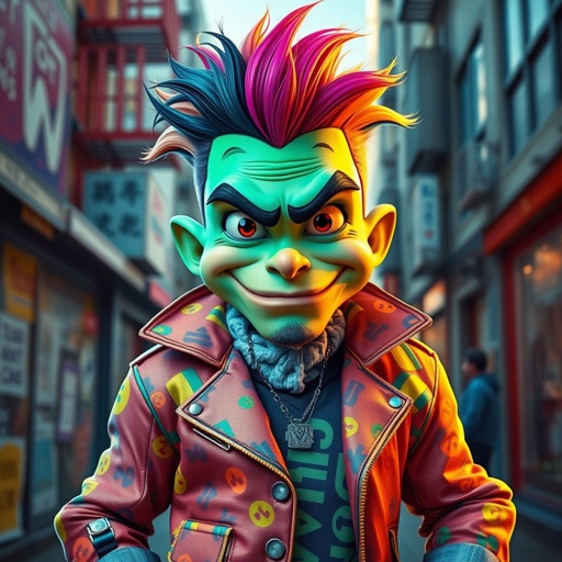 Create a funny cocky arrogant character  
