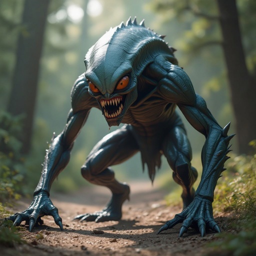 Create a alien looking monster