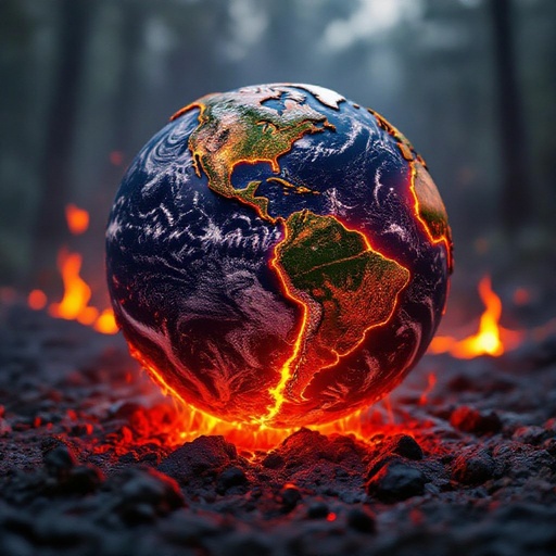 horror lava globe 