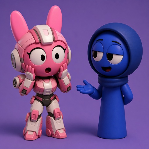 Pinki from Sprunki as Elita one getting called Elita Pinki by Jevin from Sprunki for the first time 