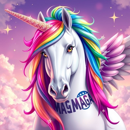 gay Pegasus that supports trump