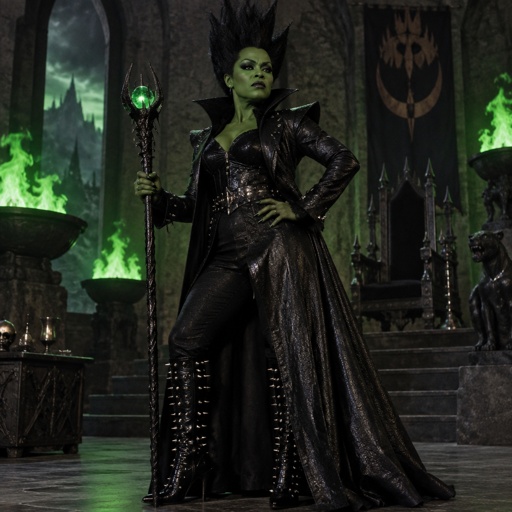 Evillene the wicked witch of the west from the wiz 