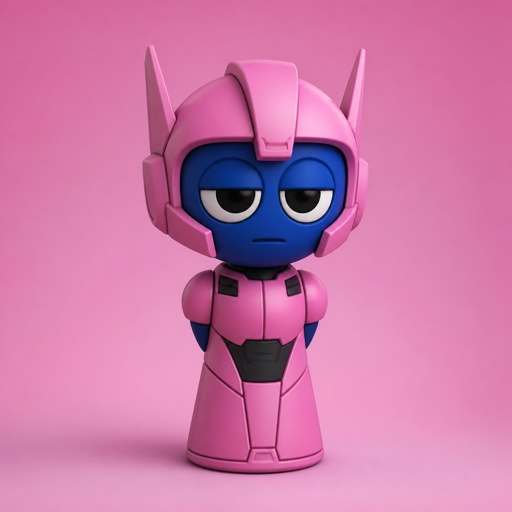 Pinki from Sprunki as Elita One merging her legs onto Jevin from Sprunki and then her arms and then her Body and lastly her head and helmet