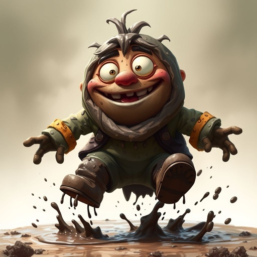 Create a funny character name mud dud 