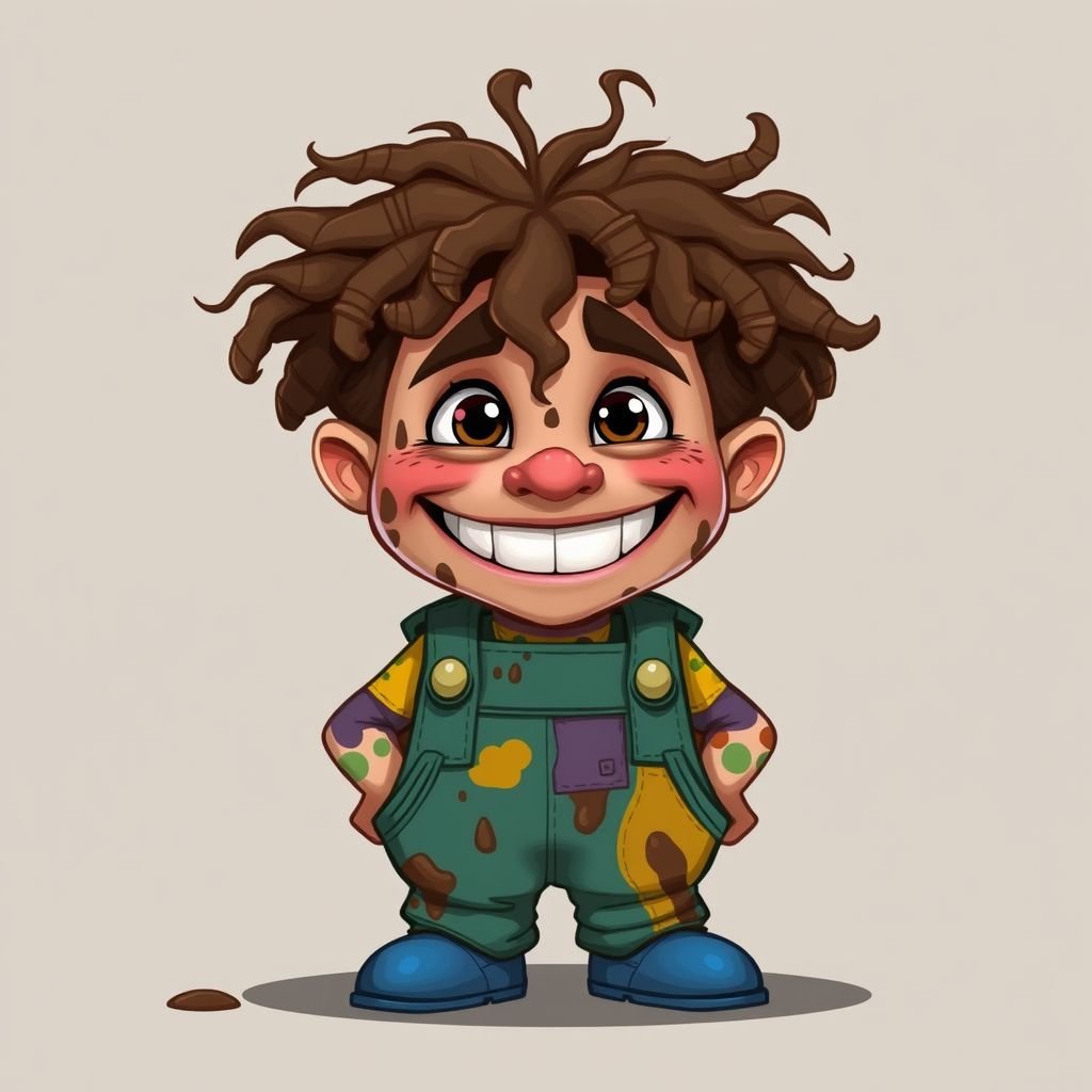 Create a adult funny character name mud dud