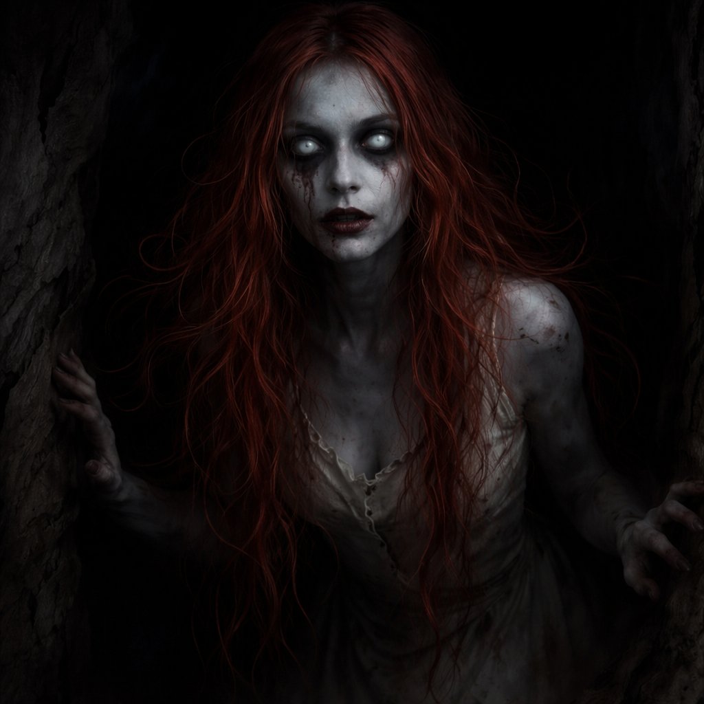 A gorgeous redhead woman