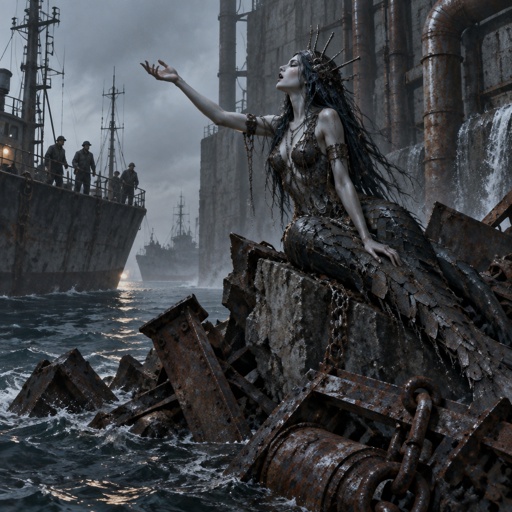 The Siren's Call (Mythological creatures whose beautiful, sweet singing lured sailors to wreck on hidden rocks.)