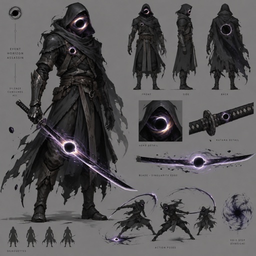 black hole assassin, black hole katana