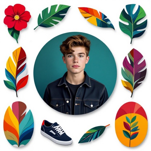 Brown hair hot teenage boy with freckles 