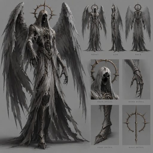 grey gradian angel scary