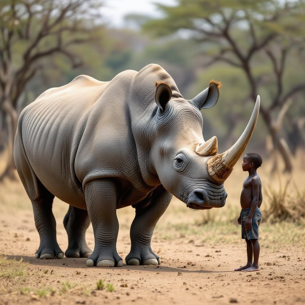 rhino plus human