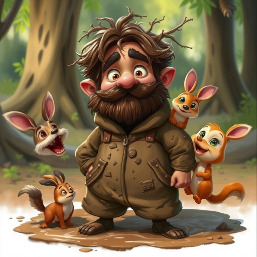 Create a adult funny character name mud dud