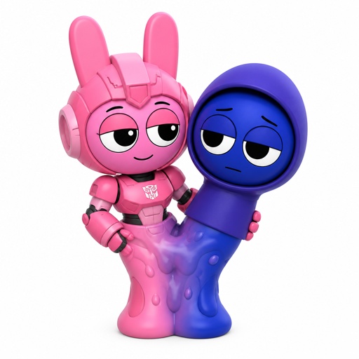 Pinki from Sprunki as Elita One merging with Jevin from Sprunki starting with her legs 