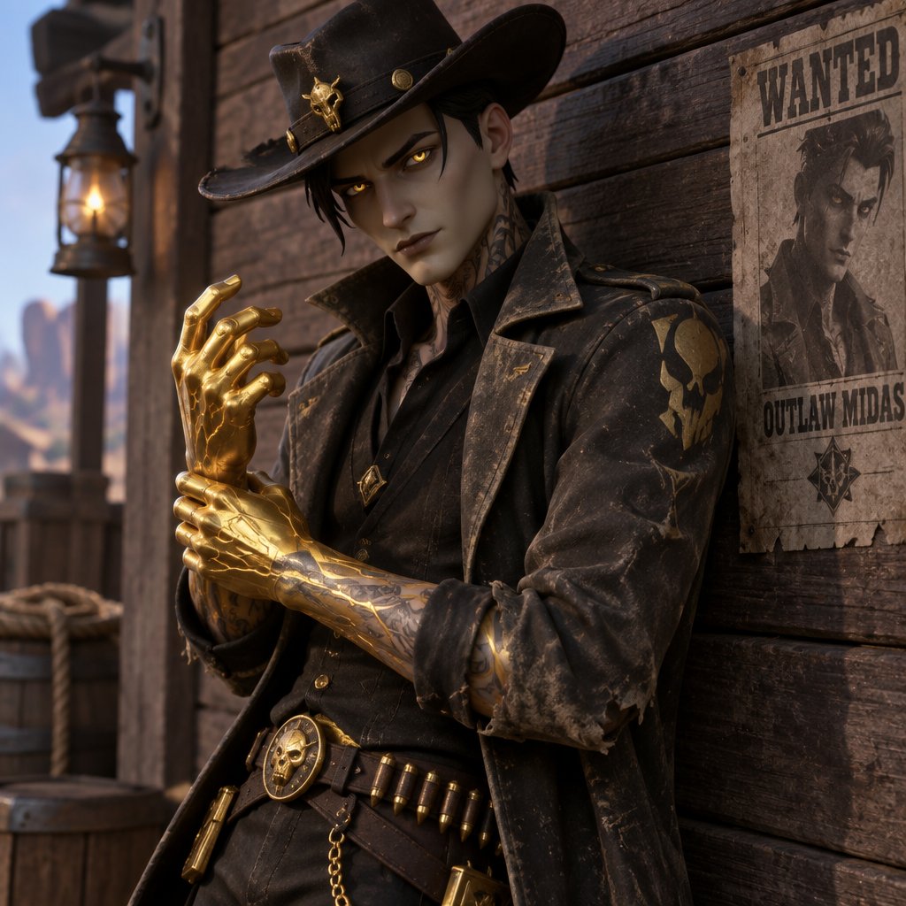 Outlaw Midas from Fortnite