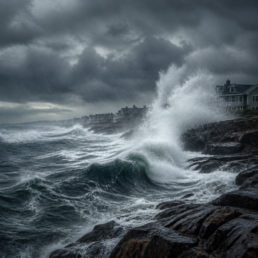 The Nor’easter in all its fury, like in the storm of the century 