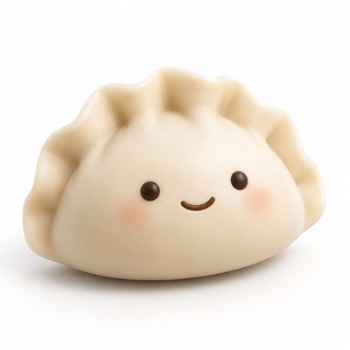 Dumpling with a smile 