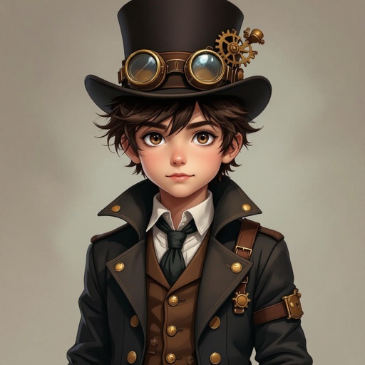 Mysterious teen boy with dark brown hair brown eyes and with a dark past
