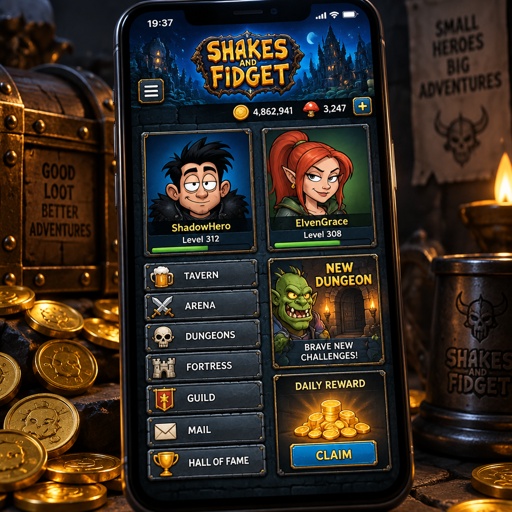 Shakes And Fidgets App