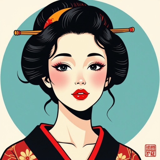Create a character lady who will has attitude but is funny looking and loves lipgloss 