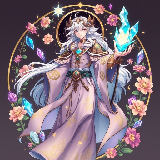 Create Albedo from the fantasy game Genshin Impact