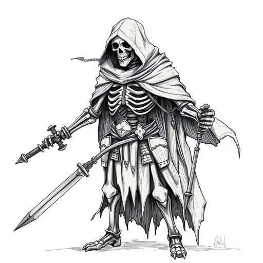 Skeleton mercenary