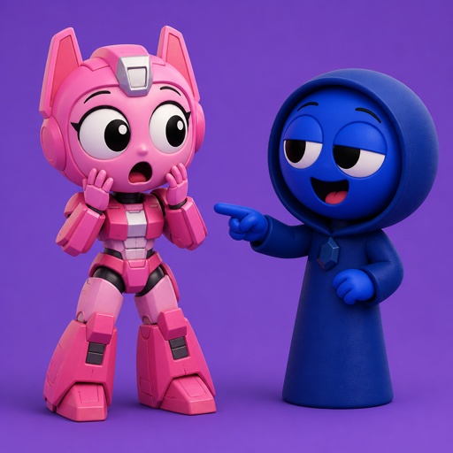 Pinki from Sprunki as Elita one getting called Elita Pinki by Jevin from Sprunki for the first time 