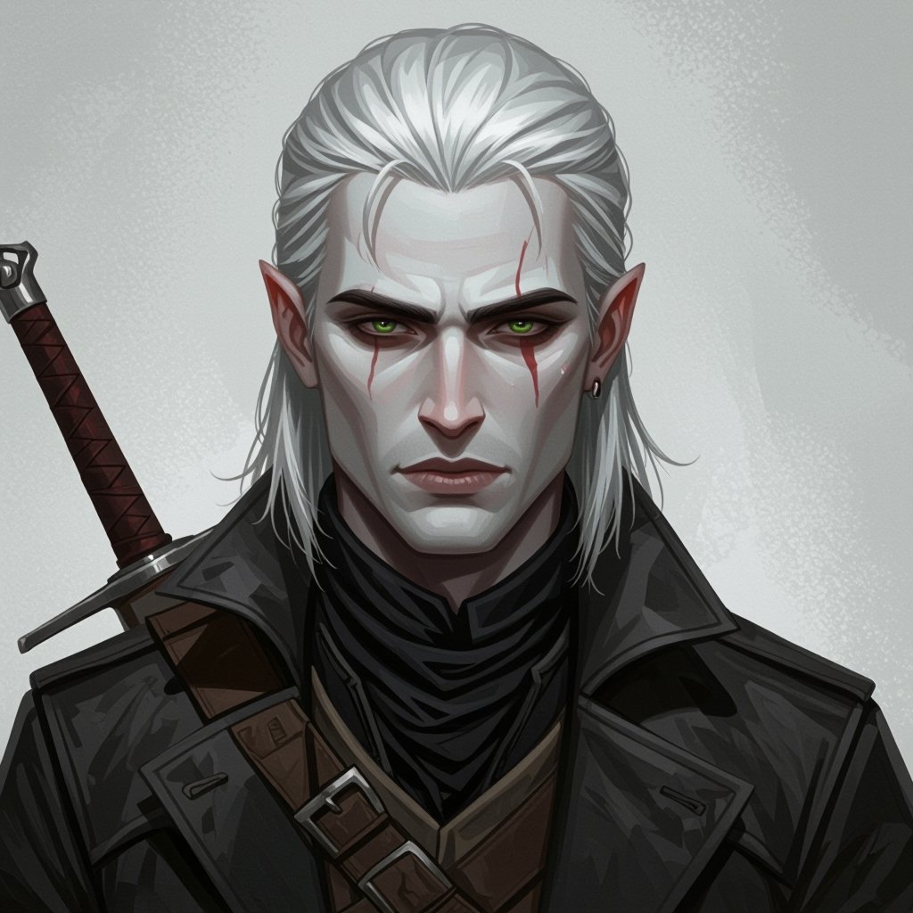A vampire hunter who is half vampire and half human 