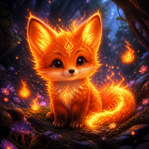 Baby Feuer Fox